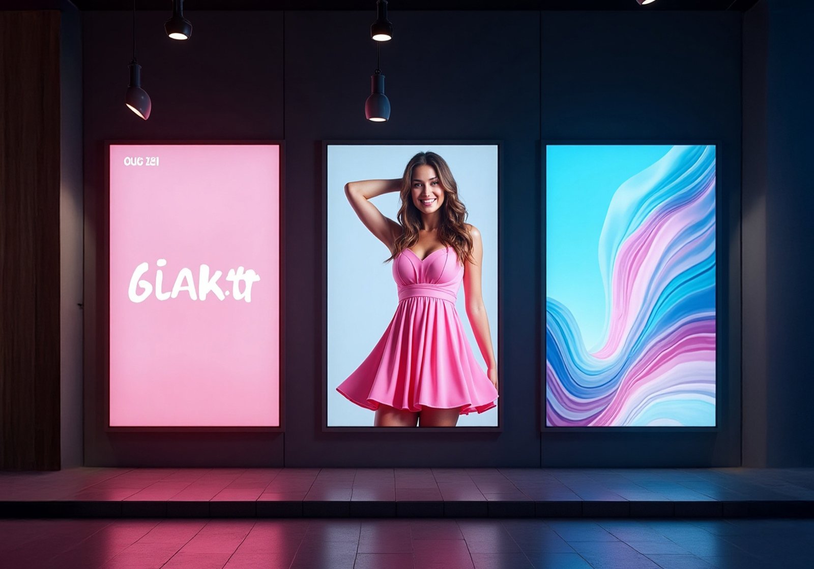 High-brightness LED digital display board for events